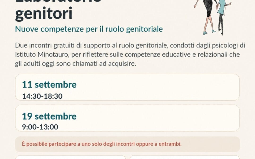 Laboratorio genitori a PADOVA. Nuove competenze per il ruolo genitoriale