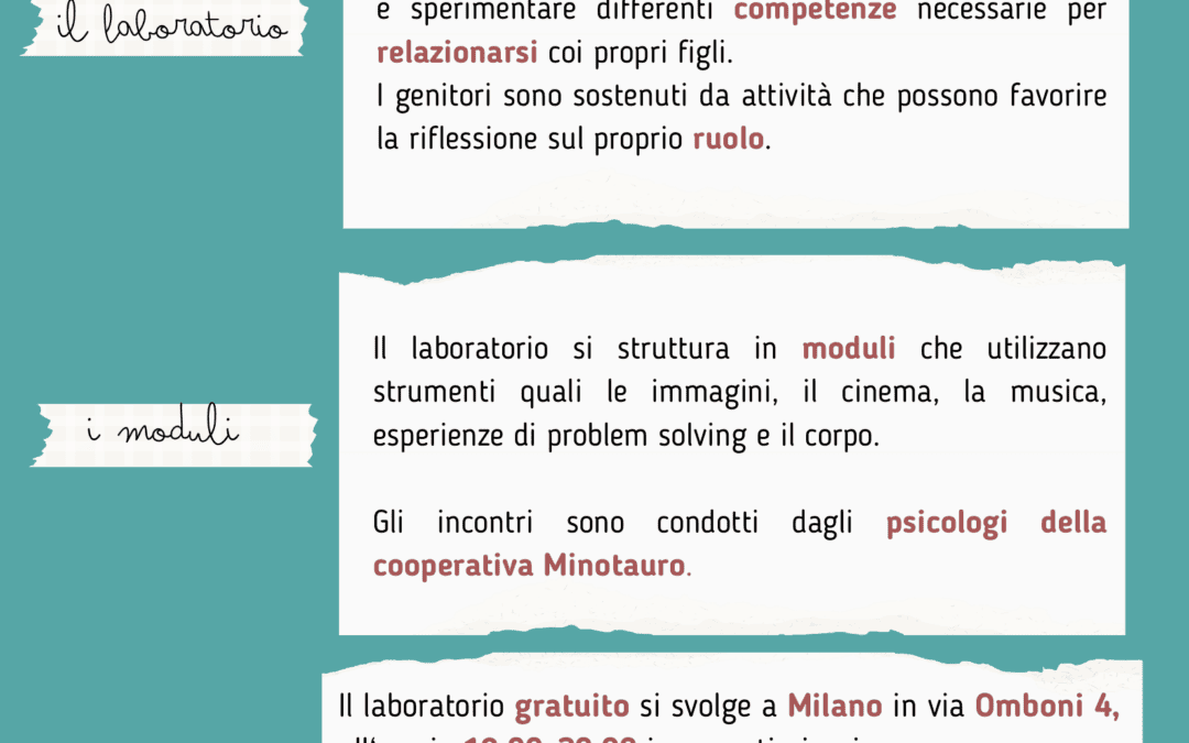 Laboratorio genitori a MILANO